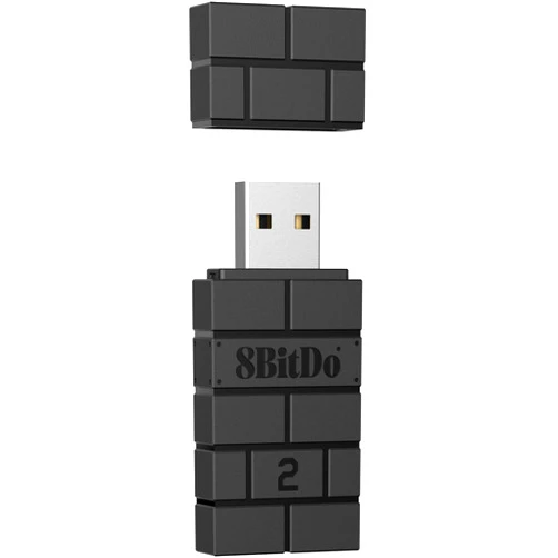 8BitDo USB Wireless Adapter 2 (Black Edition)