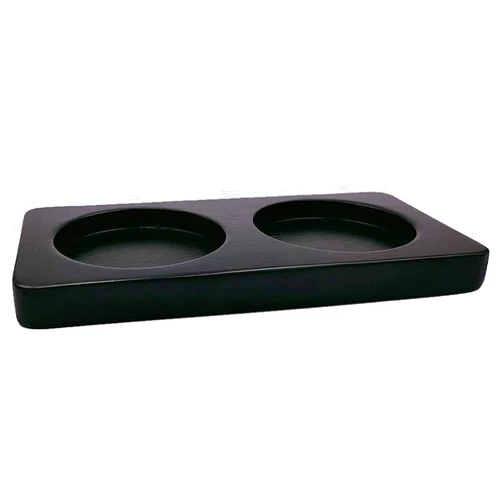WOHENI Salt and Pepper Mill Tray, Pepper Salt Mill Tray, Wood Tray