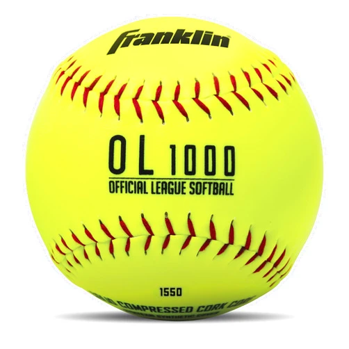 Franklin Sports Practice Softballs - OL1000 Fastpitch 12