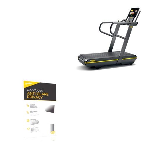 BoxWave Screen Protector Compatible with Technogym Skillrun - ClearTouch Anti-Glare Privacy (2-Pack), Privacy Screen Protector Flexible Film Anti-Glare