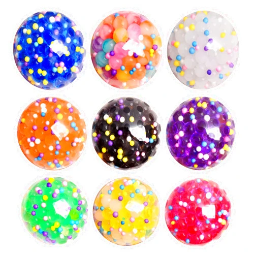 AiPopper Stress Balls- 9 Pack Squishy Stress Balls, Squishy Fidget Balls for Party Favors, Squeeze Ball for Anxiety Relief, Reduce Hand/Wrist Pain, Help to Relax and Focus