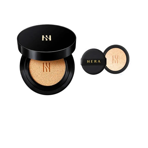 AMOREPACIFIC HERA NEW HERA BLACK CUSHION 15g+With Refill 15g NO.23 BEIGE+Special Gifts! - Limited Hera Cushion Pouch Lightweight texture Non-sticky fresh matte finish