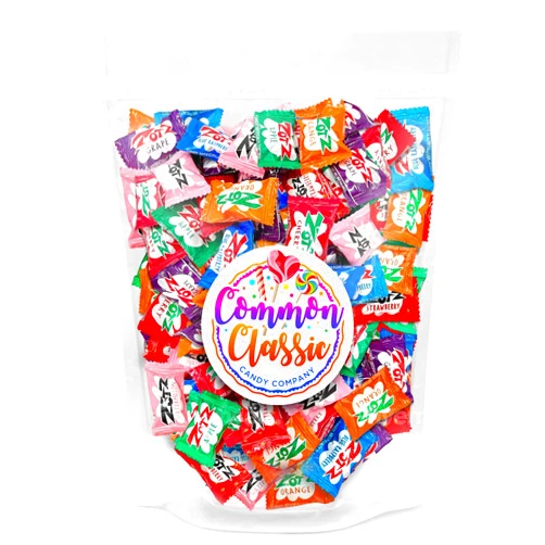 Common Classic Candy Company Common Classic Zotz Fizz Filled Assorted Hard Candy - Bulk Size - Resealable Bag - 1.5 Pounds (Pack of 1)