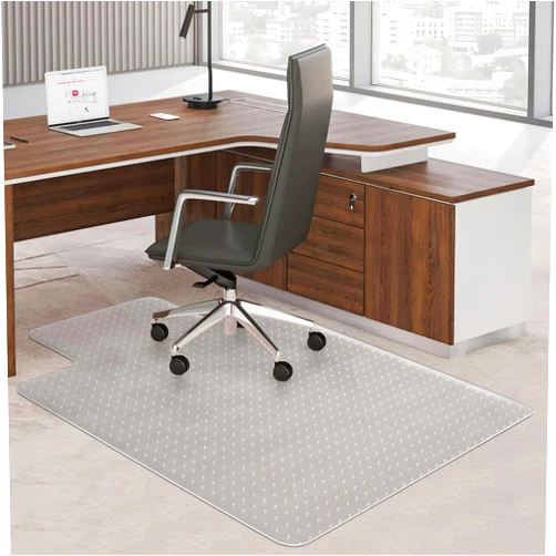 BesWin Office Chair Mat for Carpets, BesWin Low Pile Carpet Protector Mat for Office Chair, Easy Glide Plastic Desk Floor Mat for Carpeted Floors for Home/Offices(36