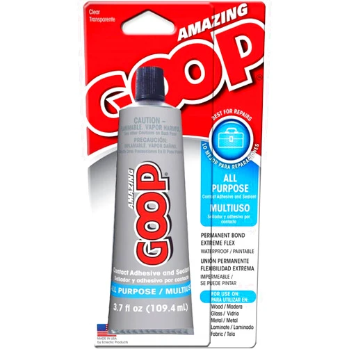 Amazing GOOP Eclectic Products 140211 8 Pack 3.7 oz. All Purpose Amazing Goop, Clear