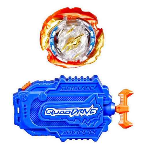 Beyblade Burst QuadDrive Cyclone Fury String Launcher Set - Battle Game Set with String Launcher and Right-Spin Battling Top Toy
