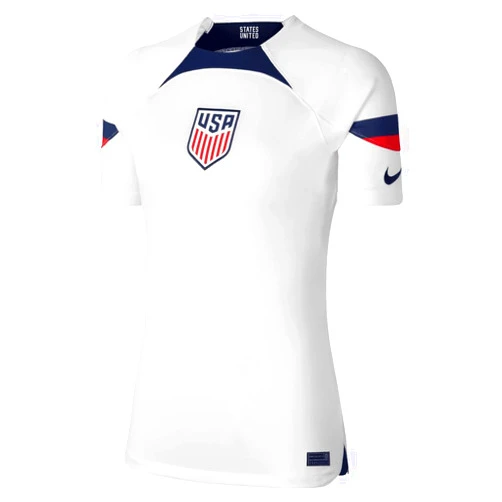 Nike 2022-2023 USA Home Football Soccer T-Shirt Jersey (Ladies) White
