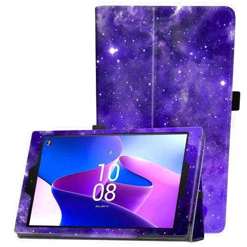 Famavala Folio Case Cover for 10.1-Inch Tablet (9th / 7th / 5th Generation, 2019/2017 /2015 Release), not fit for Vortex M10 Tablet (PurpleSky)