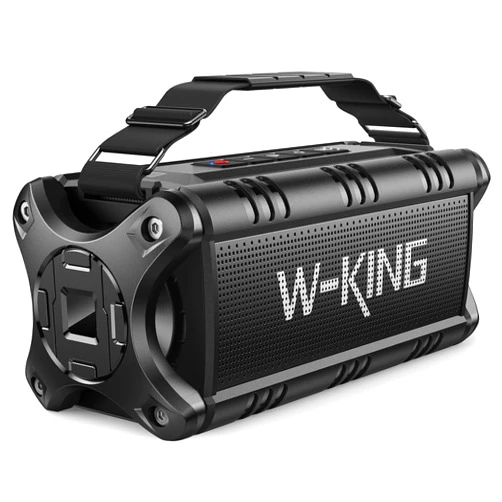 W-KING Bluetooth Speaker, 90W Peak 50W RMS IPX6 Waterproof Loud Speakers Bluetooth Wireless, Large Outdoor Portable Bluetooth Speakers Subwoofer Deep Bass/Bluetooth 5.0/Power Bank/40H Play/TF/AUX/NFC
