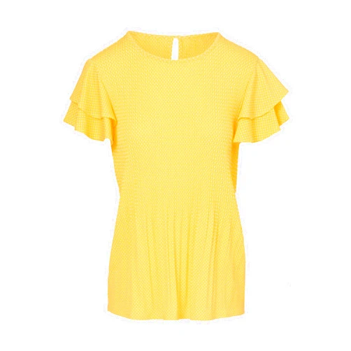 Adrianna Papell Women's Pleated Knit Double Sleeve Top