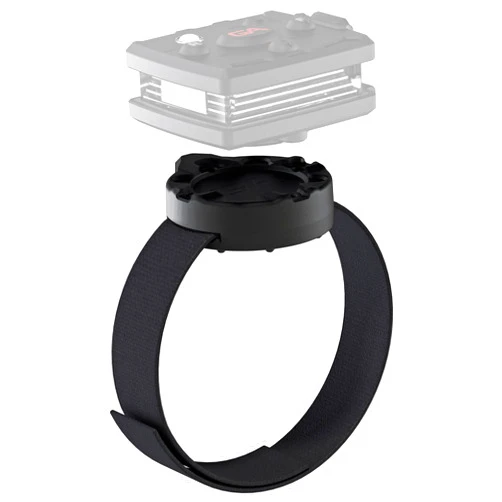 Guardian Angel Velcro Strap Mount Accessory – Magnetic with Screw-in Feature – Adjustable Velcro with Rubber Grip – for Bike Helmets, Poles, Backpacks, & More