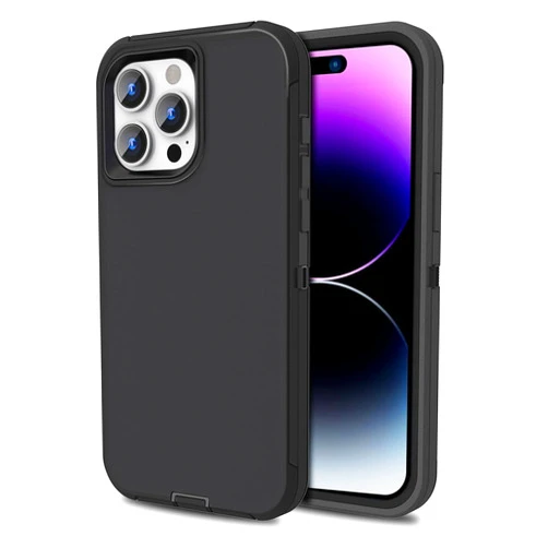 Ballaber for iPhone 15 Pro Max Case, Dual Layer Shockproof Full Body Cover for Men & Women Military Grade Drop Protection Heavy Duty Protective Phone Case for Apple Phone 15ProMax 6.7 inch (Black)