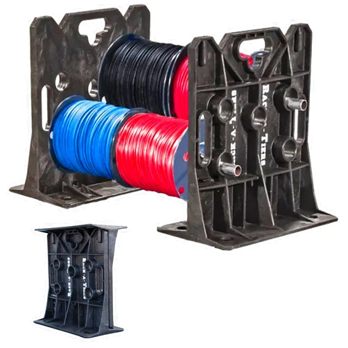 RACK-A-TIERS 11455 Multi Purpose Wire Dispenser , Black