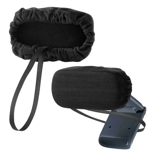 CaSZLUTION Camera Lens Privacy Webcam Covers Compatible with Logitech HD C270, C310, C505, C920, C922, C922x, Pack of 2 Fabric Dust Cover Case for Most Small Laptop Computer Webcam and Shotgun Camera, Black