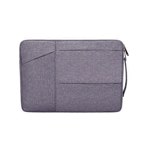 Cicilin Laptop Sleeves Briefcase Compatible Polyester Multifunctional Sleeve Carrying Bag Slim Business Briefcase Bag (14.1-15.4 inch, dark grey)