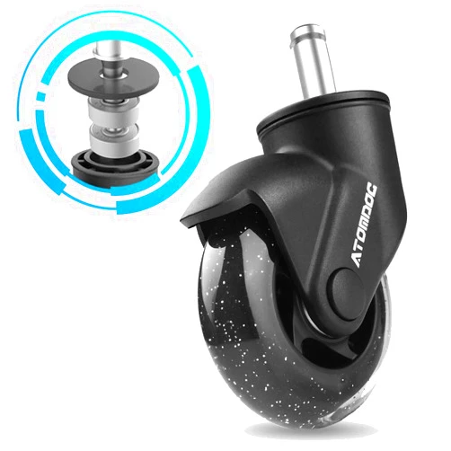 ATOMDOC Office Chair Caster Wheels, 3