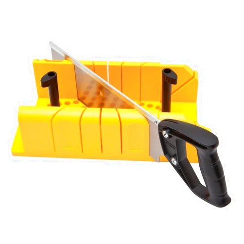 Stanley 1-20-600 Saw Storage Miter Box with Saw, Black