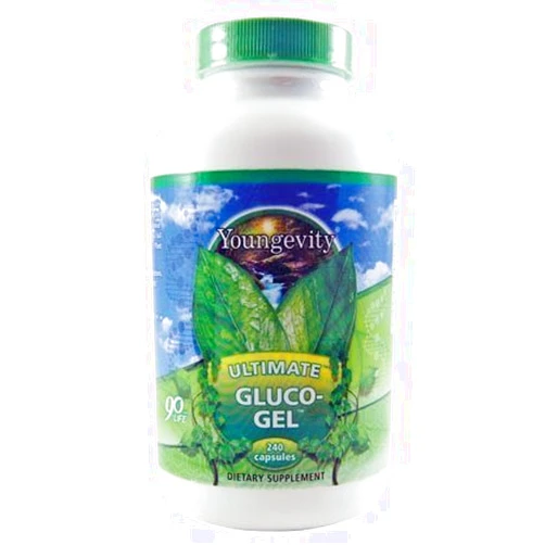 Youngevity Ultimate Gluco-Gel 240 Capsules Youngevity Glucosamine Sulfate 500mg Joint Support (Ships Worldwide)