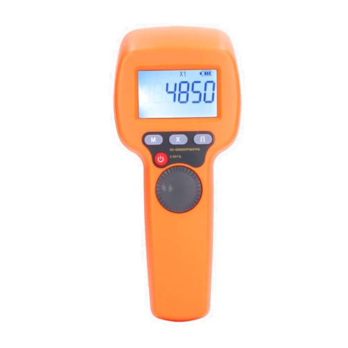 Hyuduo LED Flash Tachometer, Digital Handheld Stroboscope 60-99999rpm Range LED Flash Strobe Speedometer for HVAC Motor Printing, Stroboscopes