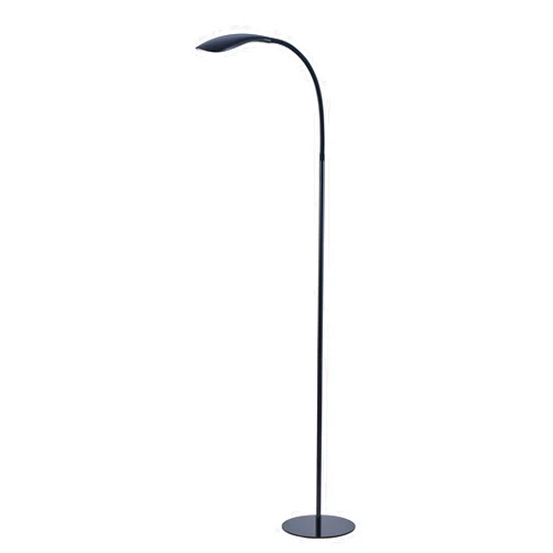 Bostitch Office Gooseneck LED Floor Lamp, Flexible Silicone Design, 72