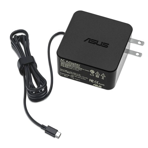 Adliyall 65W 45W USB C ADL-65A1 AC Charger Fit for Asus ZenBook 13 14 15 UM3402 UX3402 UX325JA Q409 Q408UG Asus Chromebook and ExpertBook 20V 3.25A Type c Laptop Power Adapter Supply Cord
