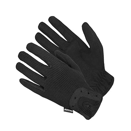 Mashfa Ladies Women Horse Riding Gloves Cotton Dublin Track Fabric Shires Gloves Leather Equestrian Gloves