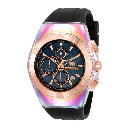 Technomarine Men's TM-115367 Cruise Analog Display Quartz Black Watch