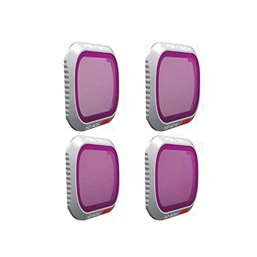 PGYTECH Mavic 2 PRO ND Filters,ND Lens Filter Compatible with DJI Mavic 2 Pro ND8 ND16 ND32 ND64 4-Pack Filters Set (Professional) for Drones Accessories