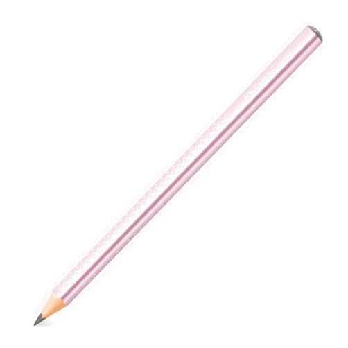 Faber-Castell Jumbo Sparkle Graphite Pencil - Rose Metallic