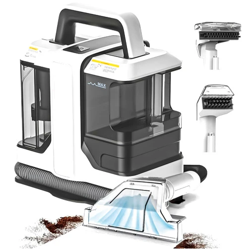TAYNING Portable Carpet Cleaner Machine with Dual Size Brushhead, Multi-Purpose and Upholstery Cleaner, Handheld and Small Deep Carpet Cleaning Machine, Spot Cleaner for Couch, Rugs, Car Seats and Pet Stains
