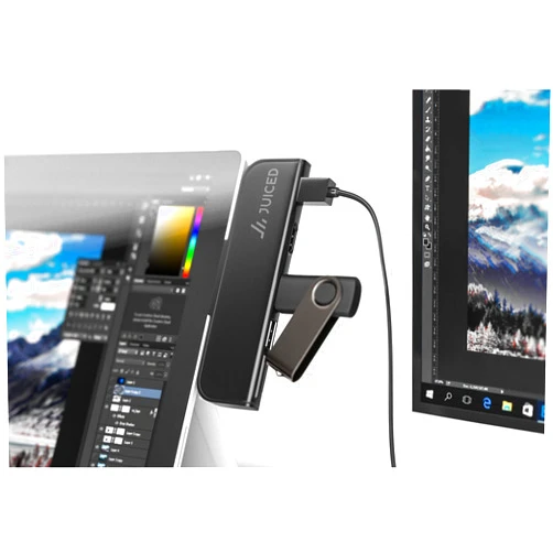 Juiced Systems Optix Surface Pro 6 Adapter - 2X USB 3.0 | HDMI | Mini DP | SD | Micro SD - Designed for Surface Pro 6 | 5 | 4…