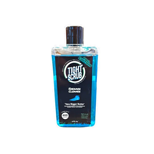 Tight Wipes (Big 10 Oz Bottle) Tight Scrub Sneaker Cleaner Pro Edition for All Sneakers and Shoes