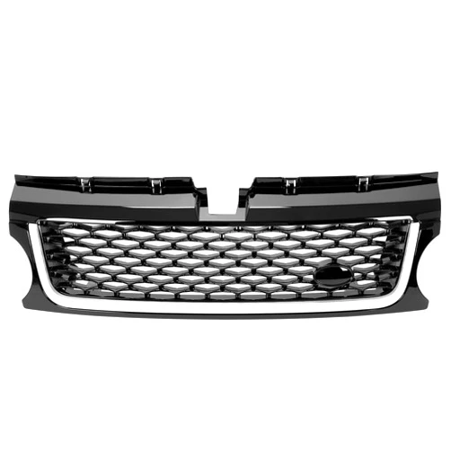 ECOTRIC Front Upper Bumper Mesh Grille Grill Compatible with 2010-2013 Land Rover Range Rover Sport L320
