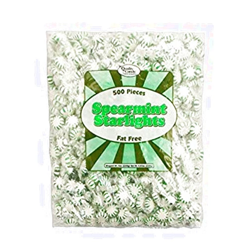 Quality Candy Company Spearmint Starlights, 5 Pounds