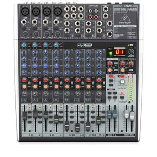 Behringer Xenyx X1622USB Mixer with USB and Effects