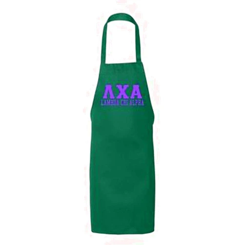 Greekgear Lambda Chi Alpha Large Apron Forest Green
