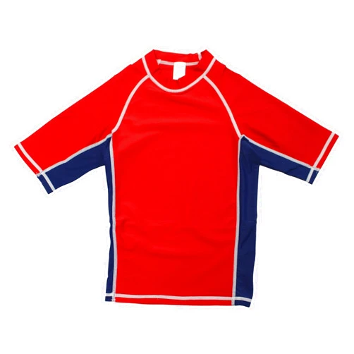 Adoretex UV Sun Protection Youth Unisex Short Sleeve Two Color Rash Guard Tee