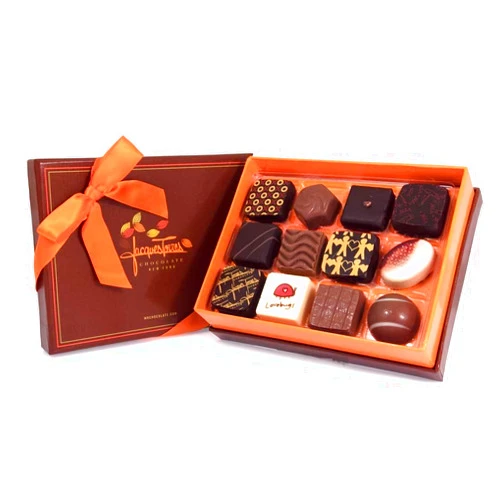 BOOMQQ Jacques Torres Chocolate Assorted 12pc Bonbons