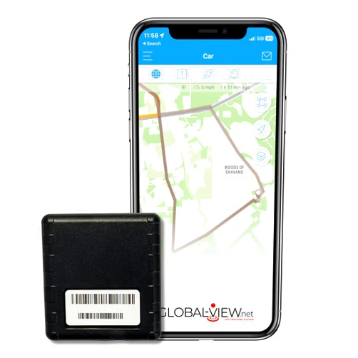 Global-View.Net Hardwired Hidden GPS Tracker for Car, Trucks, Equipment, Motorcycles with 5G/4G LTE for Anti-Theft