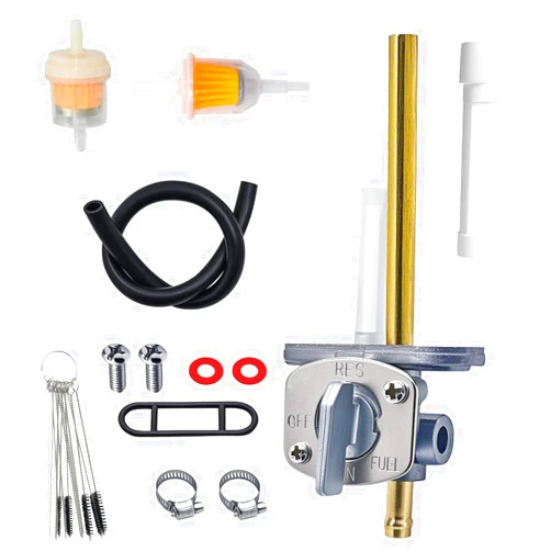 JDLLONG Big Bear 350 Fuel Gas Tank Switch Valve Petcock Kit For Yamaha Big Bear 350 1987-1999 Kodiak 400 4WD 1993-1999 YZ125X 2020-2022 YZ250X 2016-2022