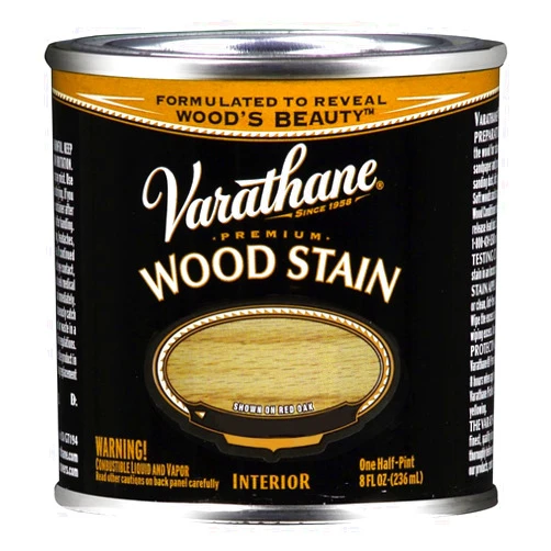 Varathane 211807 Premium Wood Stain, Half Pint, Dark Walnut