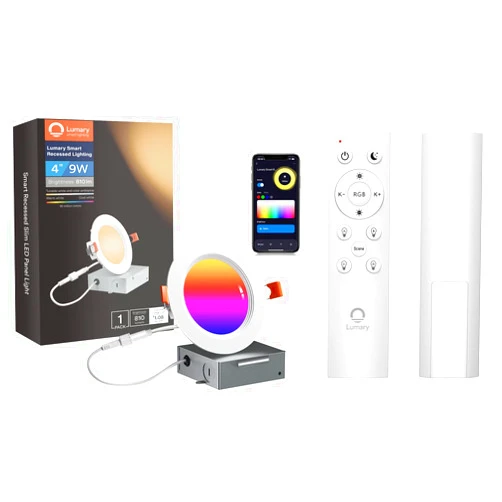 Lumary 4 Inch Canless Recessed Lights + BT Remote Control