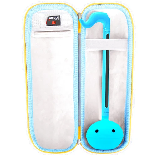 Mchoi Hard Carrying Case Fits for Otamatone Japanese Character Electronic Musical Instrument Portable Synthesizer by Cube/Maywa Denki, Lightweight and Waterproof Automatone Instrument Holder