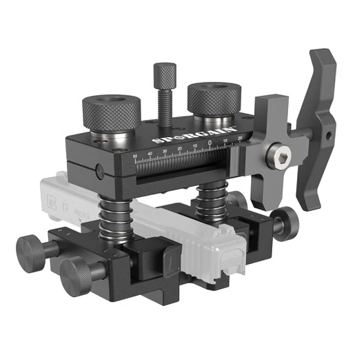 SporGain [Updated] New Model Pistol Sight Pusher Tool with Heavy-Duty Construction for Handguns Front Rear Sight Removal Adjustment