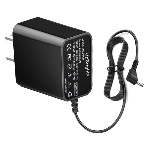 UpBright 19V AC DC Adapter Compatible with Tzumi IonVac 7687 SmartClean Robo Vac 2000 14.4V 2600mAh Smart Robot Vacuum Cleaner Charging Dock Station D7687WM 19VDC Power Supply Cord Battery Charger PSU