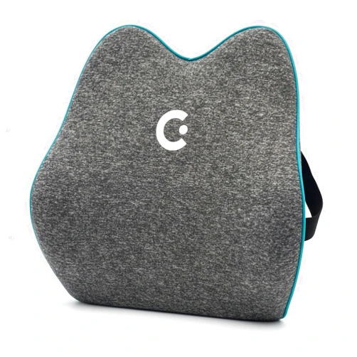 Cubii Cushii V2 Back Support Cushion for Lower Back Support, Lumbar Support Pillow with Contoured Design and Adjustable Strap for Office Chair, Desk Chair, Kitchen Chair and Couch