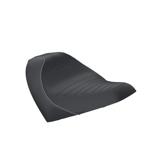 Indian Motorcycle Solo Bobber Seat for Specific Scout Models, Detachable Driver Seat with Waterproof Black Vinyl Motorcycle Seat Pad for Comfort and Support - 2890236-VBB