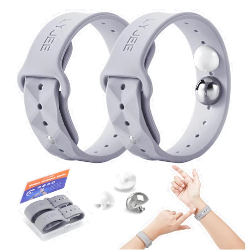 LYJEE Motion Sickness Bands for Adults and Kids Nausea Relief for Pregnant Women Seasickness Wristband for Cruise Ship Essentials