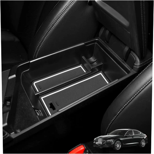 Cnaurda Center Console Organizer Tray Armrest Tray Armrest Box ABS Materials Tray Compatible with 2017-2022 Genesis G70 Automotive Accessories