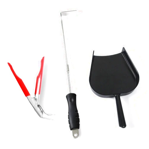 OLAMO Ash Tool Set for Big Green Color Egg,Kamado Grill Cleaning Tools Ash Tool Poker ，Charcoal Grill Accessories